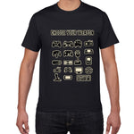 2019 Choose Your Weapon Gamer Novelty Video Games Sarcastic Mens Funny T Shirt game fan Game Controller streetwear men tshirt men